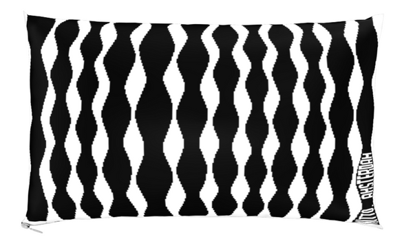 Cushion Cover Totems Beige-Black 50x30cm