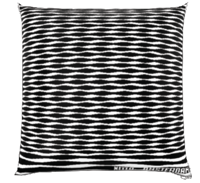 Cushion Cover Totems Beige-Black 50x50cm