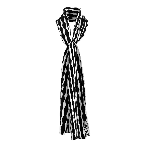 Shawl Small Brancusi Totems Almond-Black