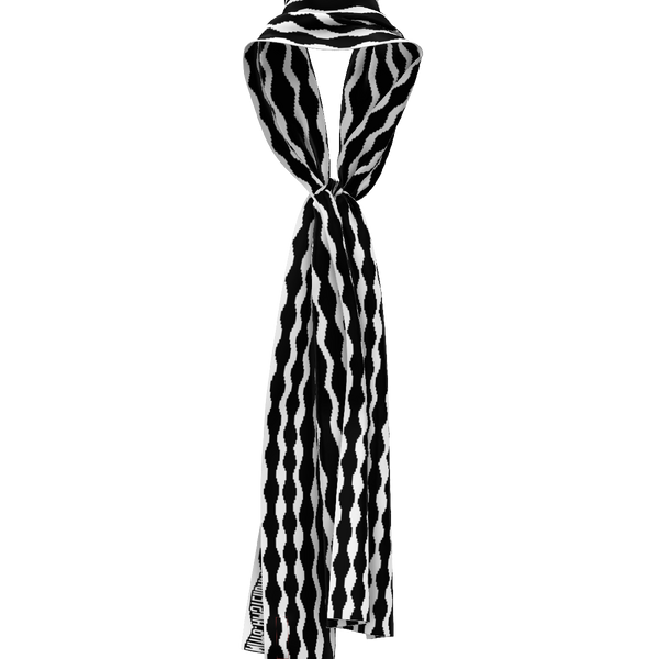 Shawl Small Brancusi Totems Almond-Black