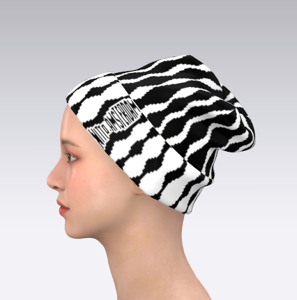 Beanie Brancusi Totems Almond-Black
