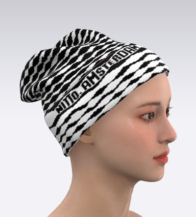 Beanie Brancusi Horizontal Almond-Black