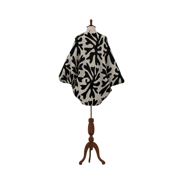 Bolero Matisse Coral Almond-Black