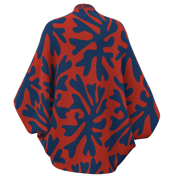 Bolero Matisse Coral  Red- Blue