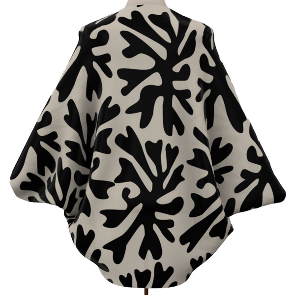 Bolero Matisse Coral Almond-Black